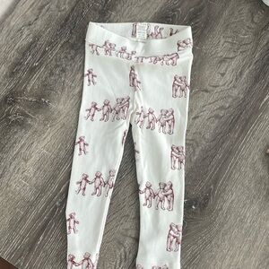 Kate Quinn Christmas Teddy Bear leggings